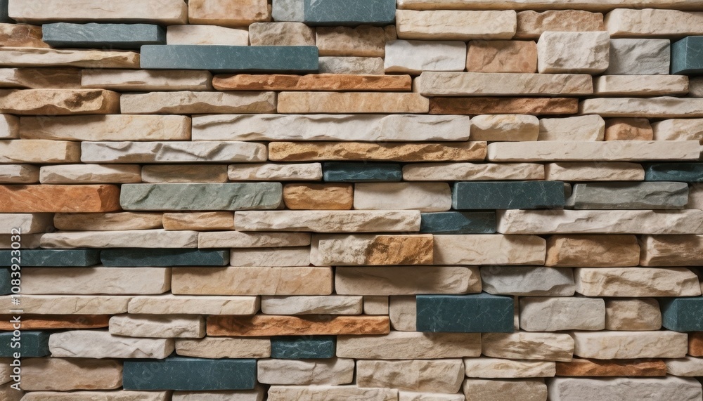 Fototapeta premium Natural stone alternatives in eco-friendly home design