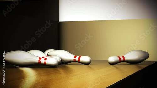 bowling ball hitting pins, bowling ball alley, bowling leisure