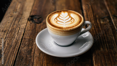 Classic Cappuccino with Latte Art – Perfect Morning Coffee