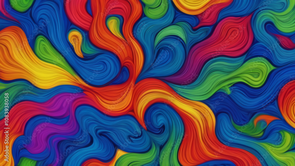 Obraz premium abstract colorful background with lines