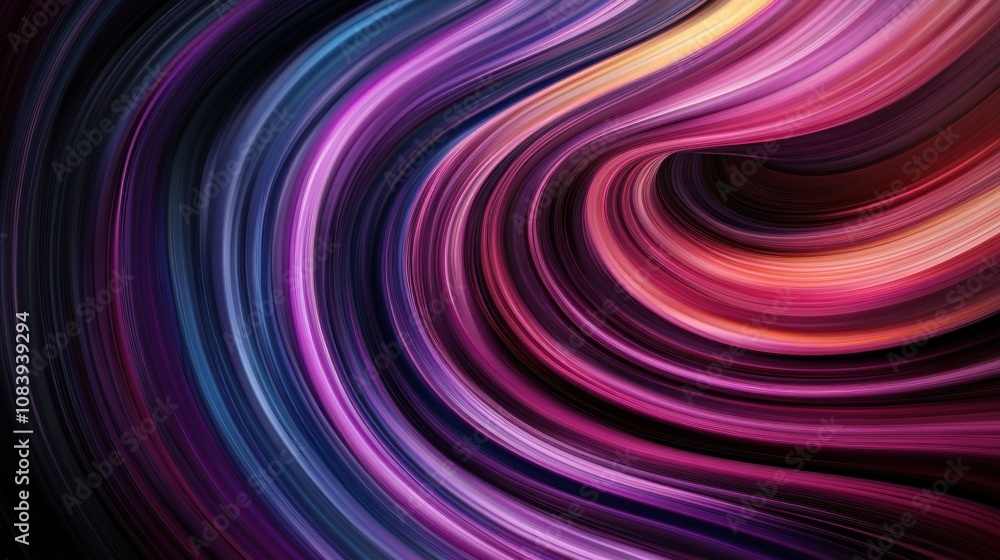 Fototapeta premium A vibrant swirl of colors creating a dynamic, abstract design.