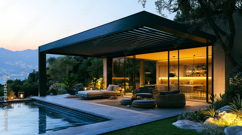 Obraz premium pergola bioclimatica