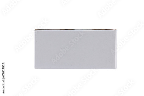 Wallpaper Mural White cardboard box isolated on a White background Torontodigital.ca