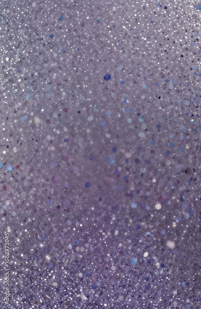 Obraz premium A close-up texture of glistening purple droplets, capturing the beauty of water on a smooth surface. Generative AI