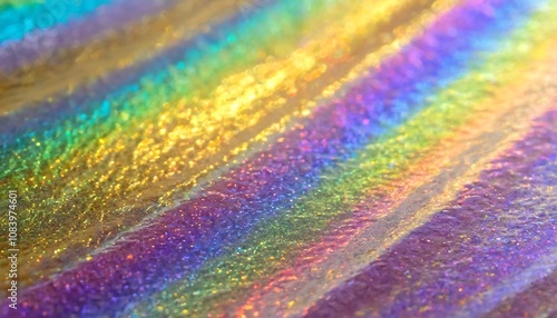 Holographic Rainbow Foil Background. Abstract Gradient Rainbow Colorful Texture.