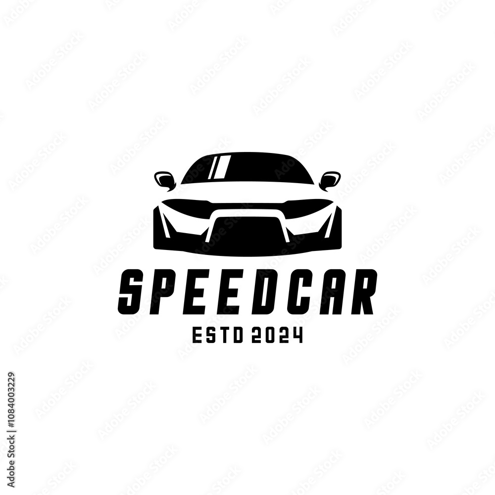 Obraz premium Speed car logo vector 