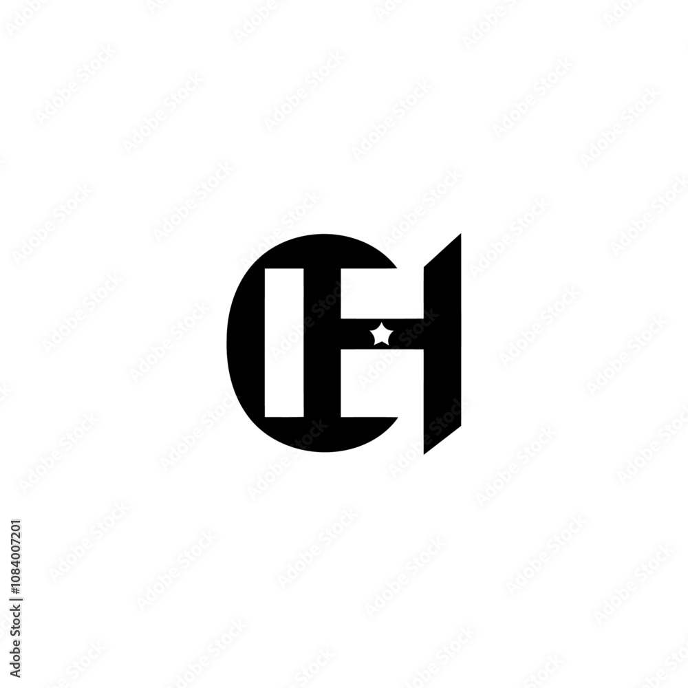 Obraz premium ch logo