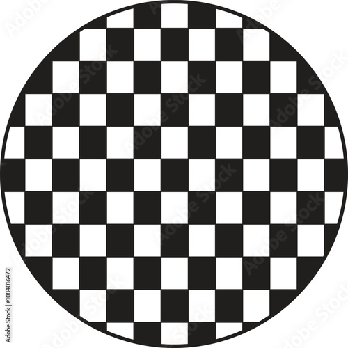 Checkered flag circle eps vector car racing flag motorcar racing flag finished line flag 