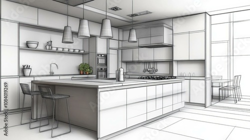 Stylish Modern Kitchen Design: Embracing Minimalism and Functionality