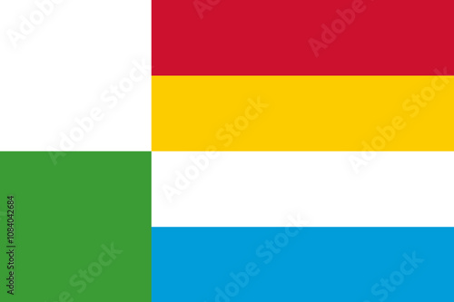 Free Download Flag of Oss Municipality (North Brabant or Noord-Brabant province, Kingdom of the Netherlands, Holland) - GFXLoad
