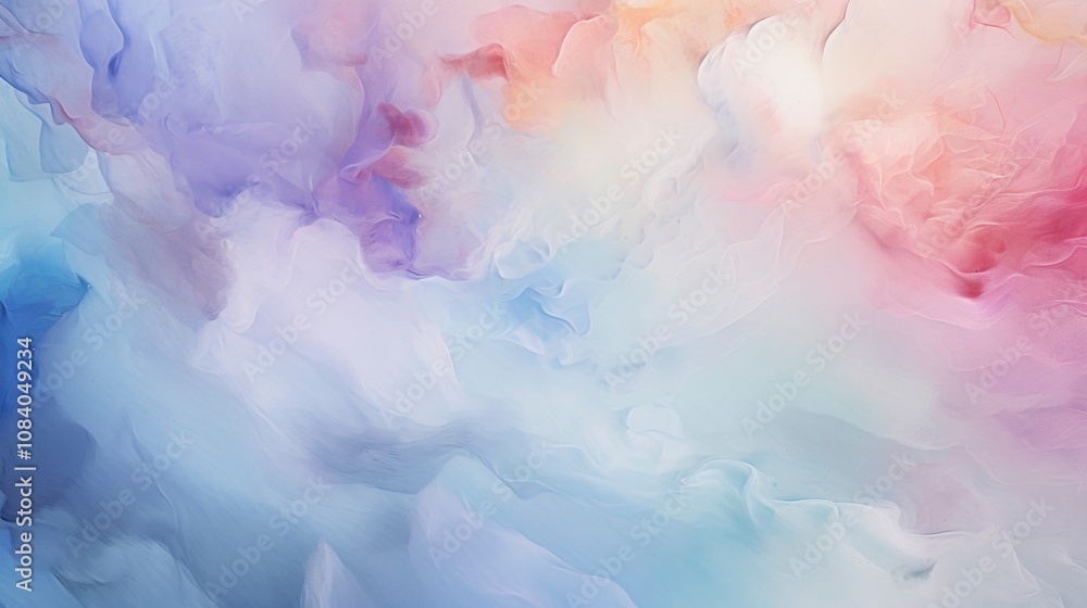 Fototapeta premium A photo of a pastel watercolor wash