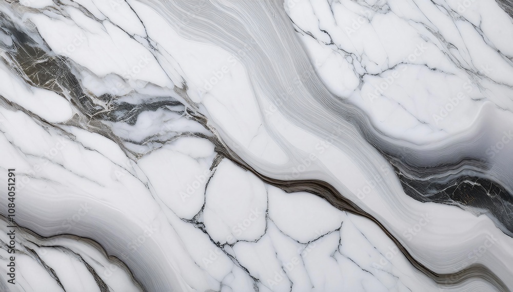 Obraz premium Closeup surface abstract marble pattern at the marble stone floor texture background