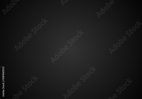 Fondo de degradado radial negro con centro gris