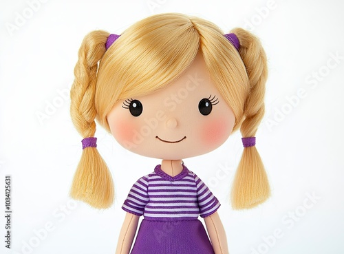 Cute blonde doll  photo