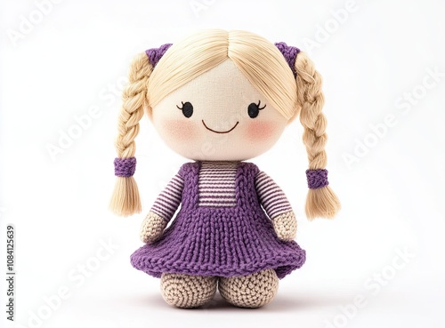 Cute blonde doll  photo