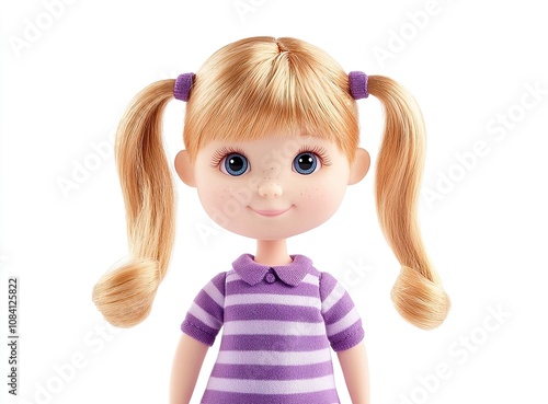 Cute blonde doll  photo