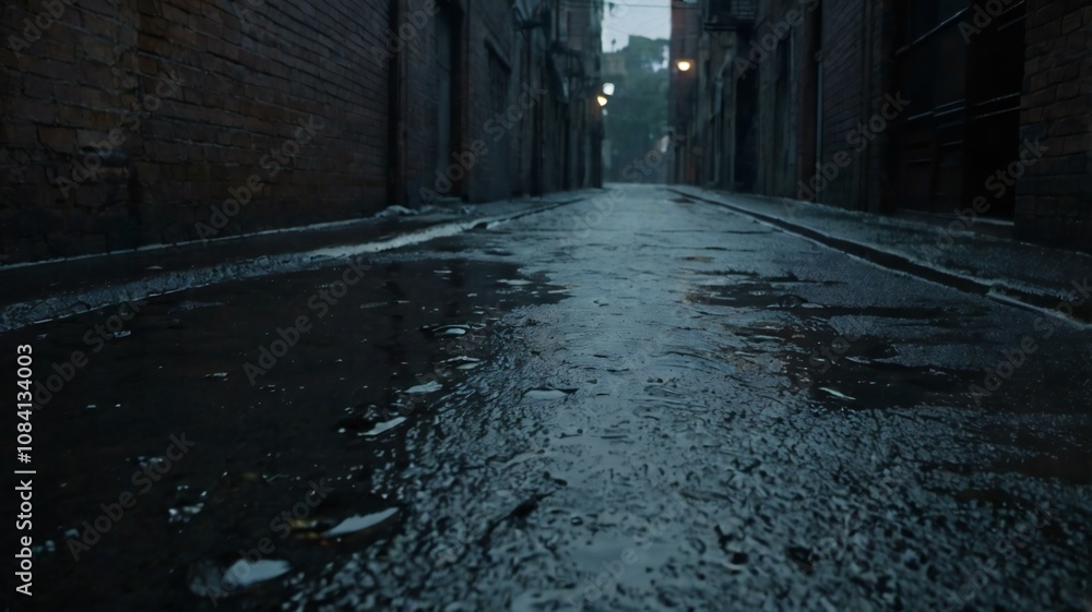 Fototapeta premium night city street