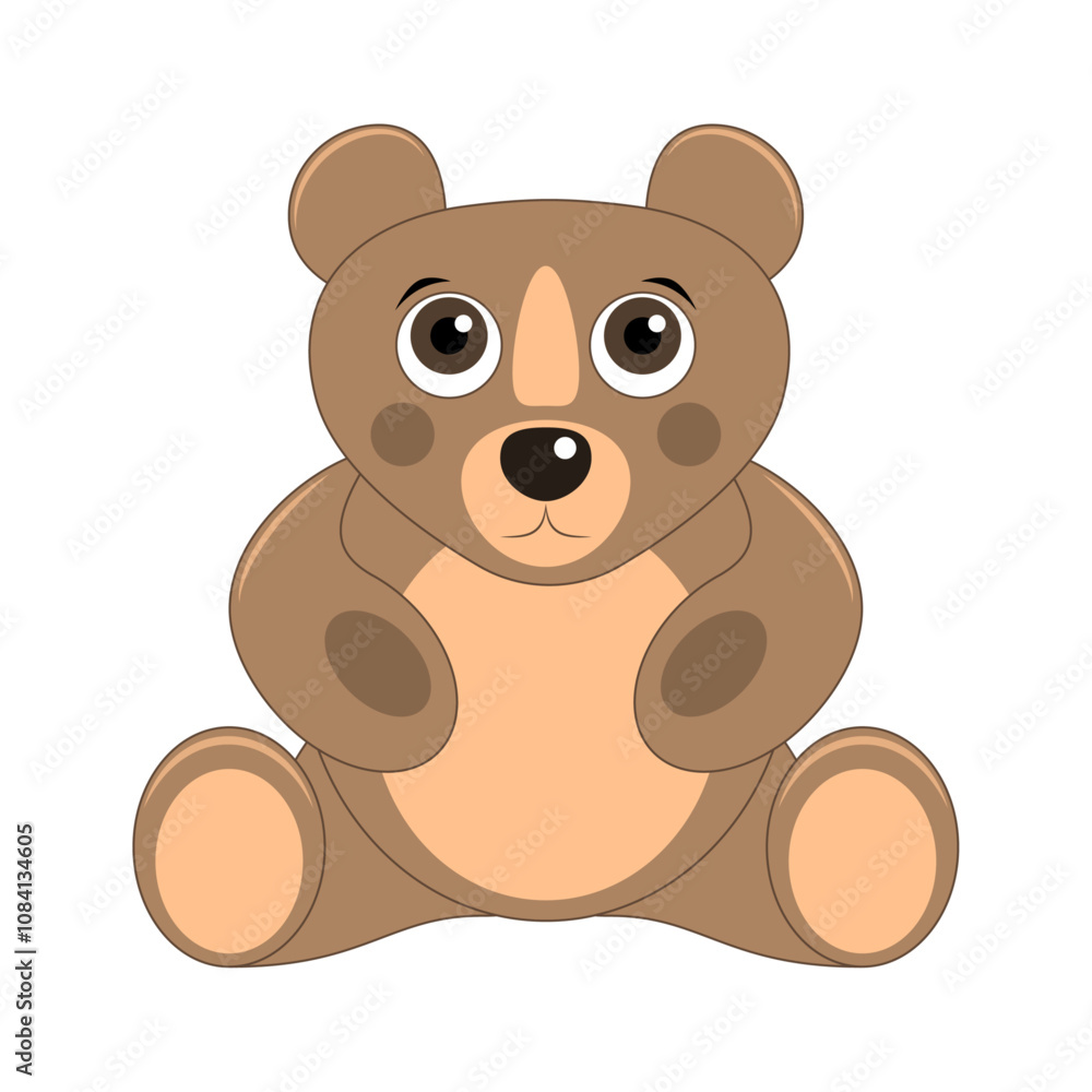 Obraz premium Cute toy brown Teddy bear