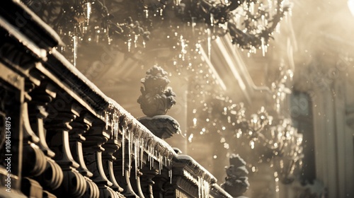 icicles on the roof