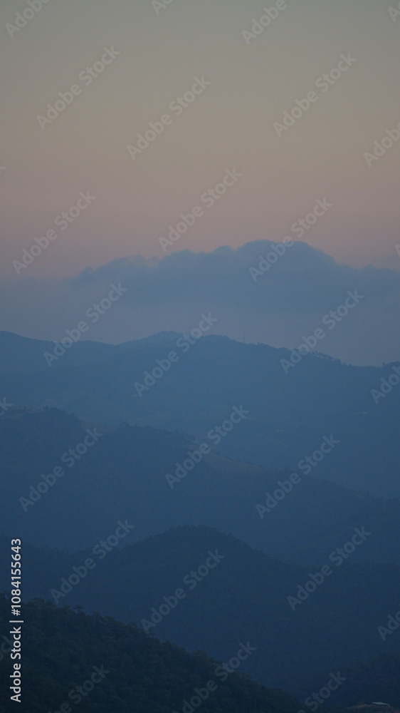 Fototapeta premium fog in the mountains