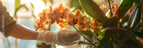 Devotion to Orchid Care: Ensuring the Flourish of Exotic Blooms in a Controlled Environment photo