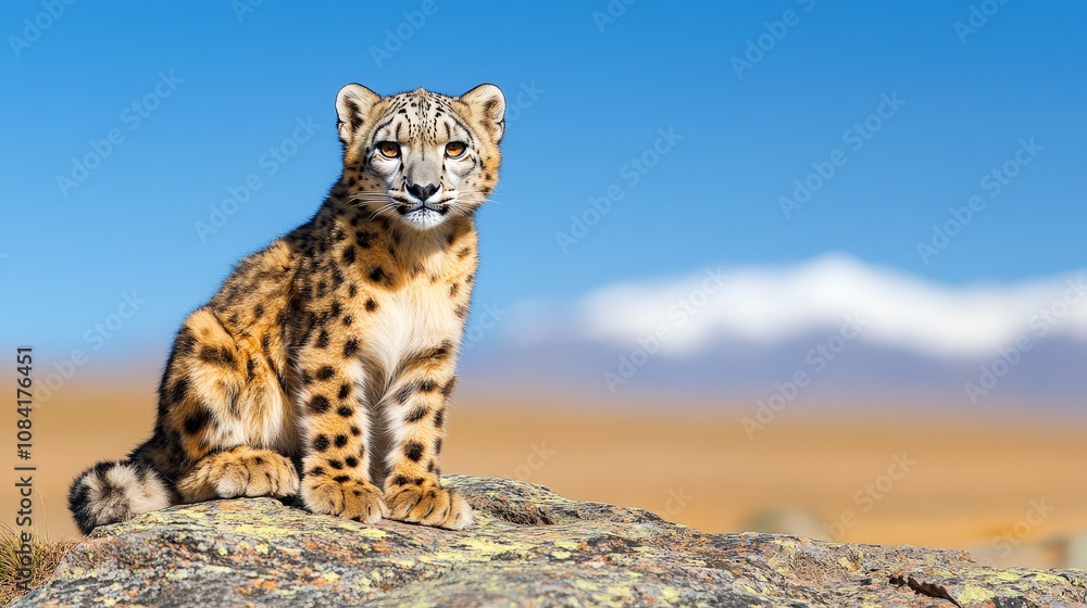 Fototapeta premium Himalayan Wildlife at High Altitude in Stunning Clarity