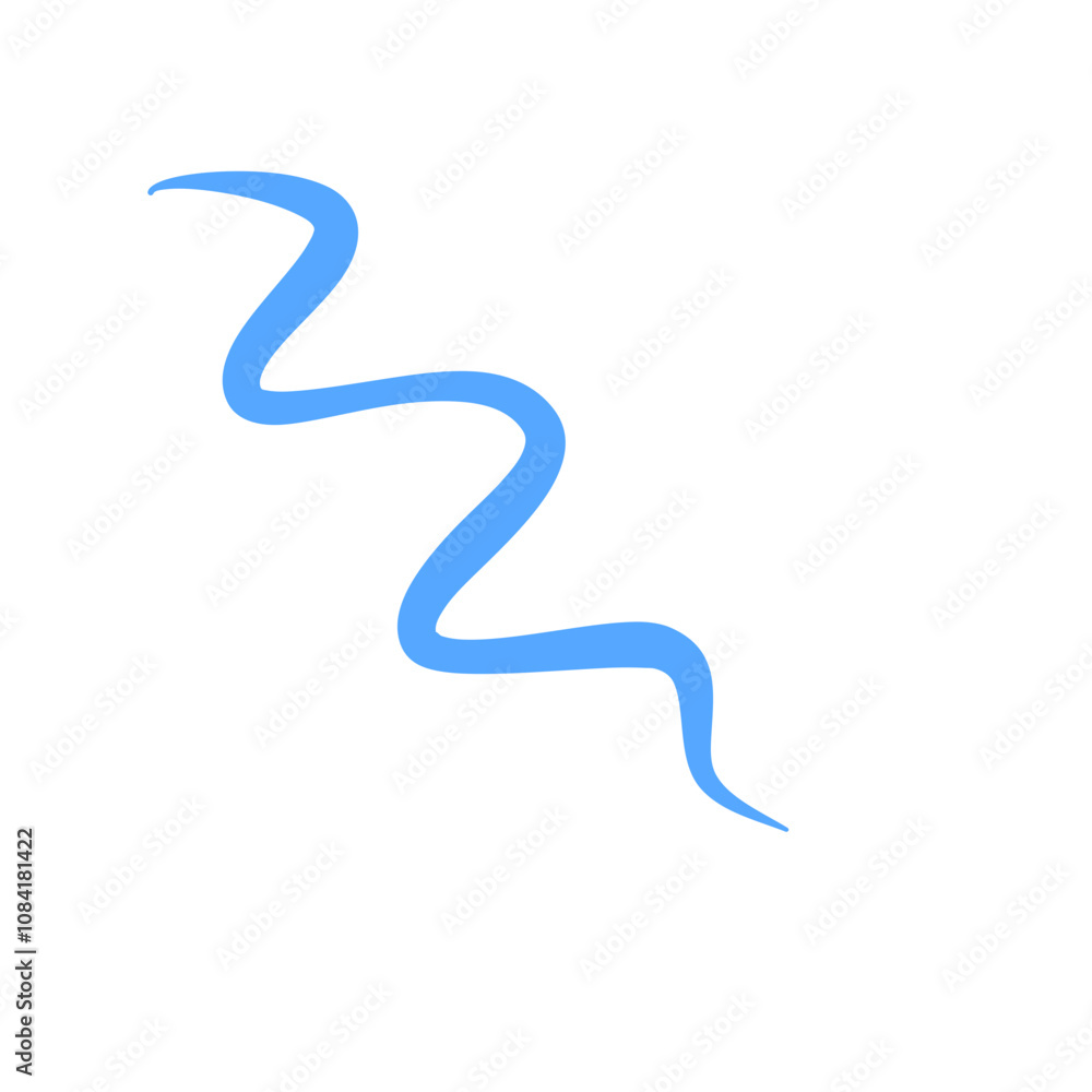 Fototapeta premium Creek line vector