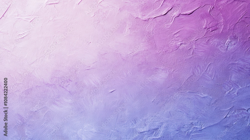 Fototapeta premium Abstract texture design featuring a soft gradient of pink and purple hues, showcasing a smooth and artistic background for creative projects and design work.