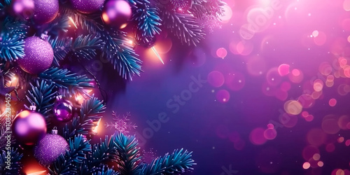 Wallpaper Mural Christmas, new year luxury template with place for text. Social media post, banner, header, email, cover, flyer brochure, invitation, greeting card. Trendy elegant modern design. Generative Ai content Torontodigital.ca