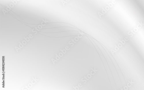 Gentle curves on a white gradient background for a sleek, modern look.