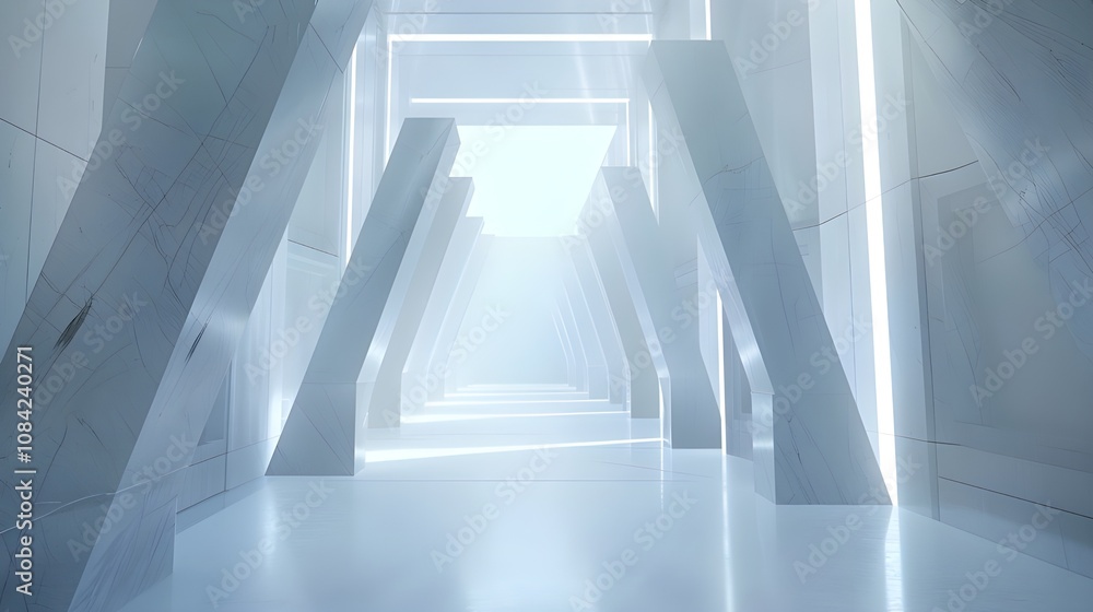 Obraz premium light through the window