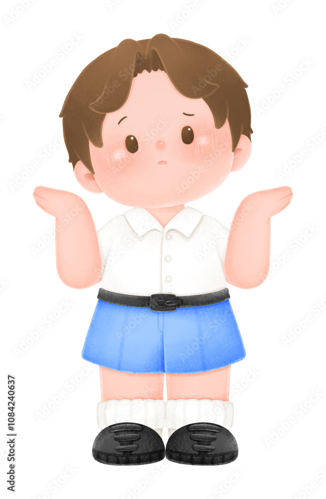 Fototapeta premium Thai Student question