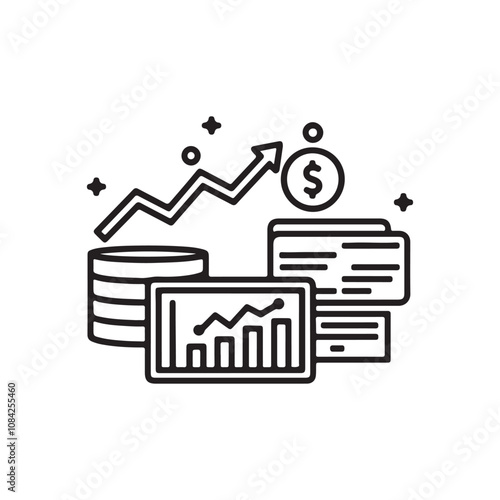 Data-Driven Innovation and Virtual Reality Icon