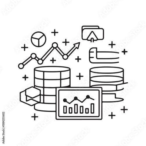 Data-Driven Innovation and Virtual Reality Icon