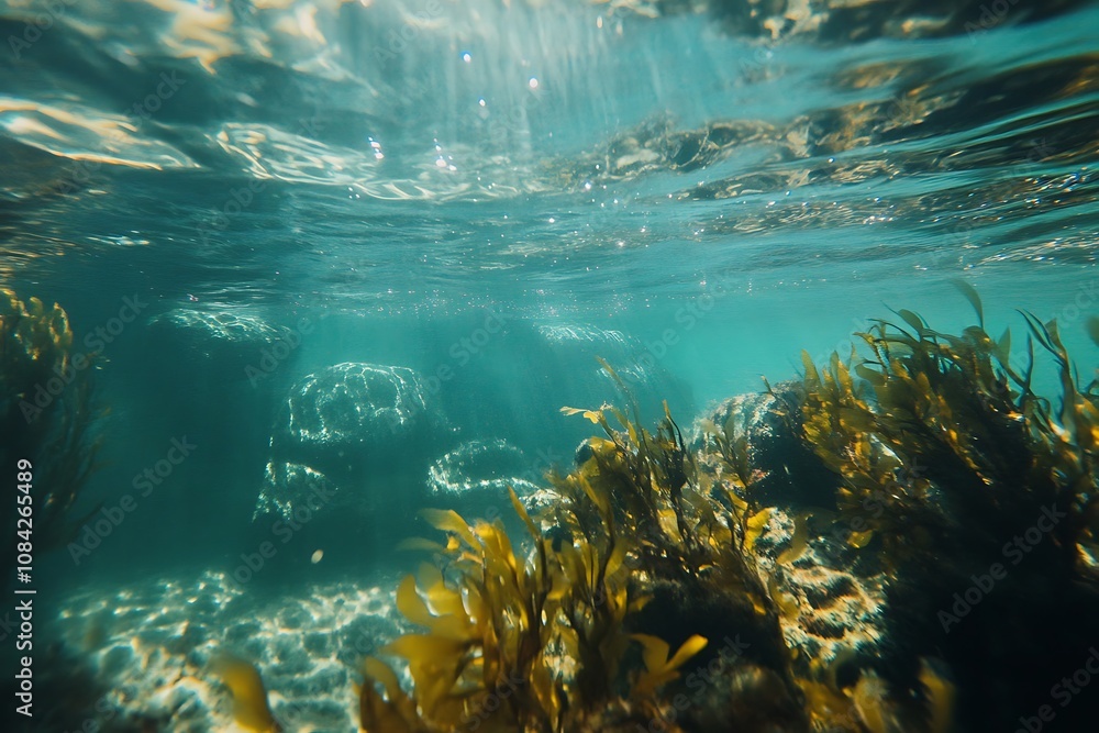 Obraz premium Underwater outdoors nature oceanl
