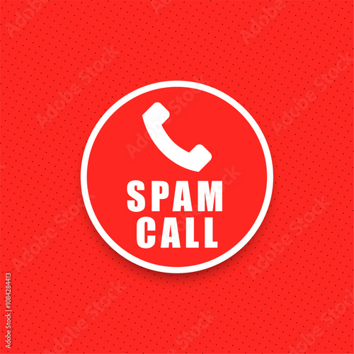 incoming scam phone call fraud warning red background