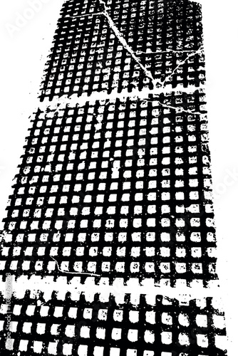 Tactile paving - black graphics vector - warning block, directional block, perspective view, yellow braille block - Safety markings on the road - tactile walking surface indicators - urban signs