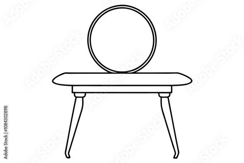 Table mirror icon.