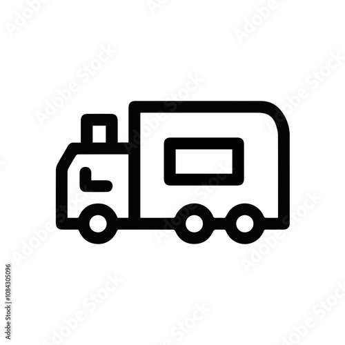 Truck icon symbol vector illustration 