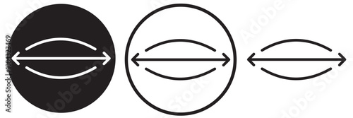 elastic vector icon illustration, high quality liner icon set for app and website