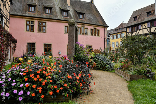 The small village of Turckheim in Alsace France photo