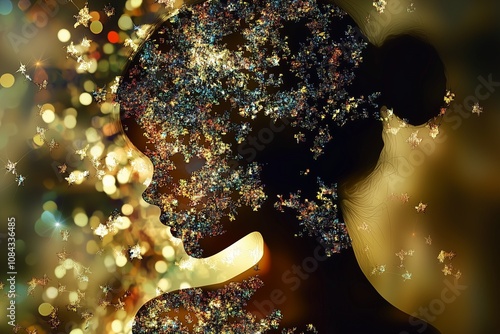 autism kids and puzzle, autism concept, child development, mental health