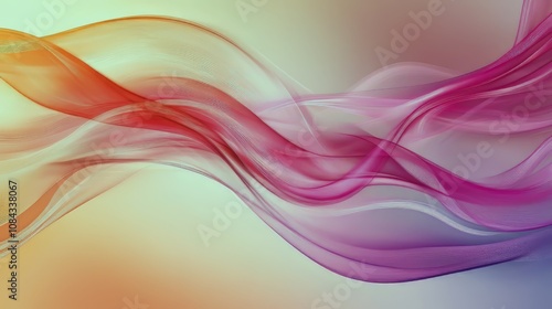 Wallpaper Mural Colorful Abstract Wavy Lines Creating a Dynamic Flow Torontodigital.ca