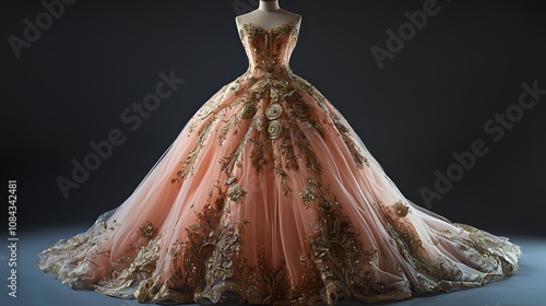 wedding dress on a mannequin