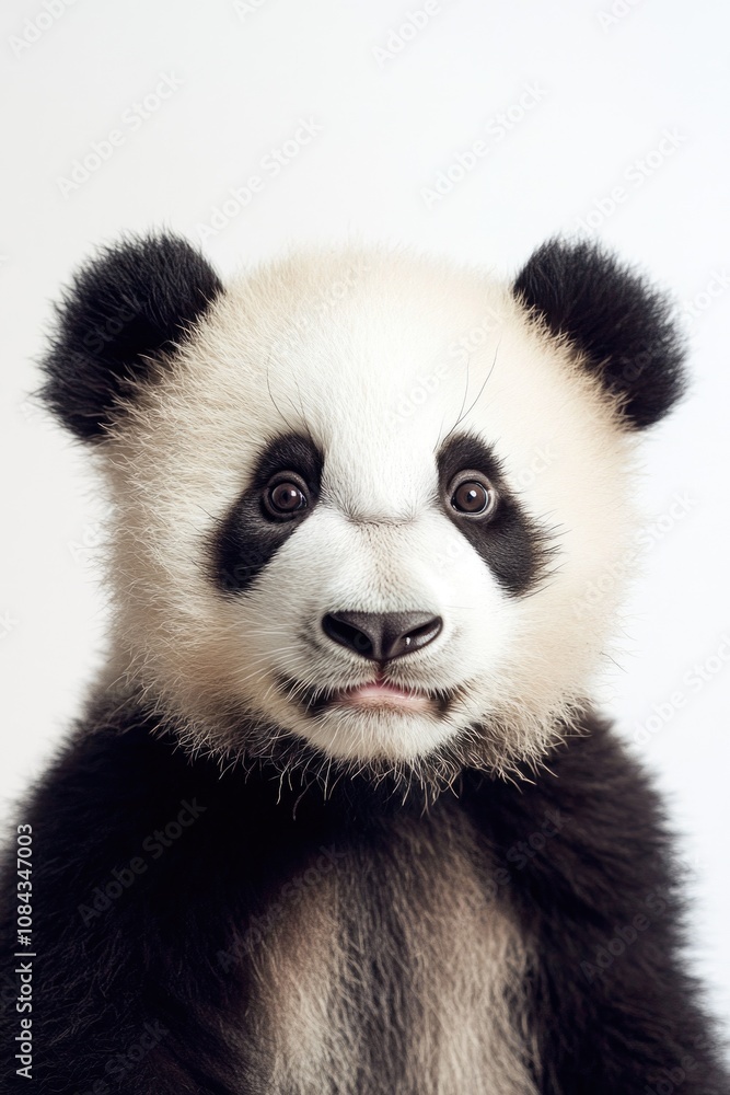 Obraz premium Panda Bear Face Close Up