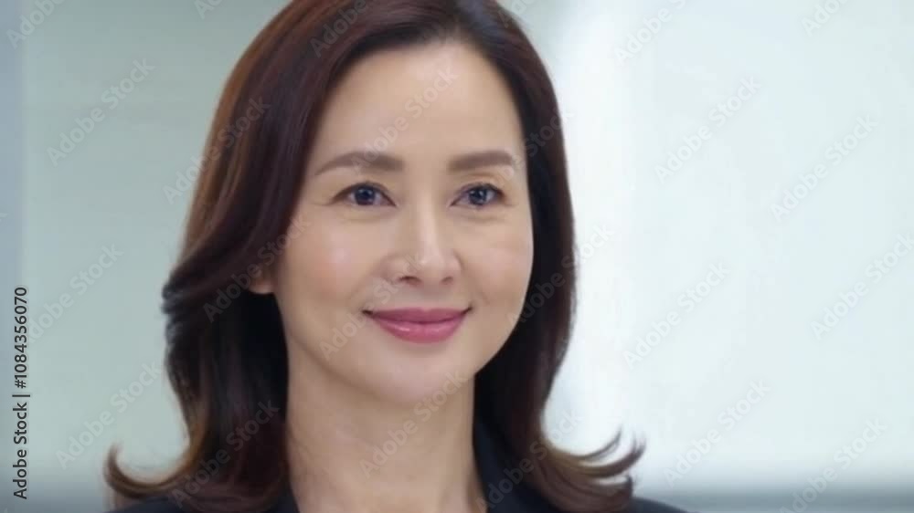 Cinematic Zoom: From Face Close-Up to Elegant Professional Posture Cinematic Zoom: From Face Close-Up to Elegant Professional Posture