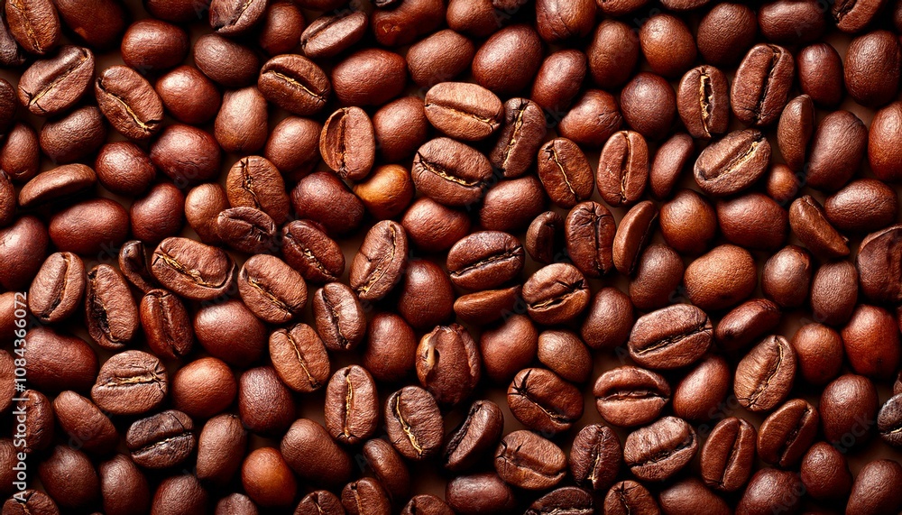 Fototapeta premium roasted coffee beans, AI generated