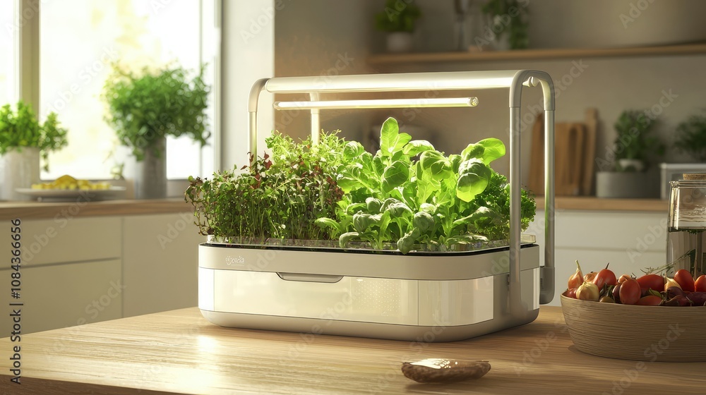 Compact Hydroponic System for Growing Fresh Greens Compact Hydroponic System for Growing Fresh Greens