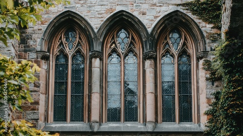 Gothic Revival Architecture of School Building