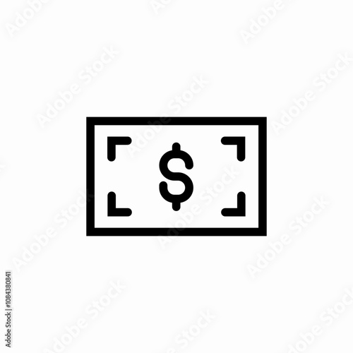 money cash icon sign vector